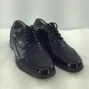 FootJoy Limited Collection Patent Leather Oxford’s Size 7 Like New Condition